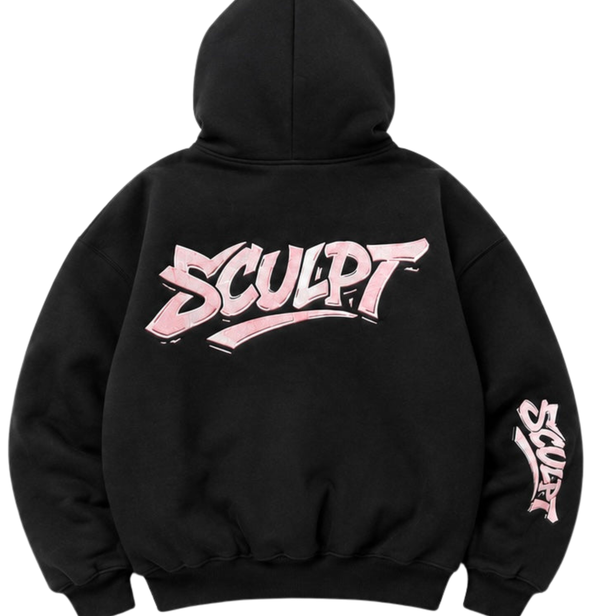 Limited edition unisex SCULPT Hoodie-Pink