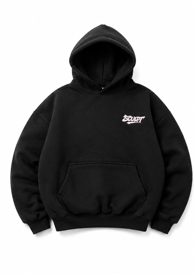 Limited edition unisex SCULPT Hoodie-Pink