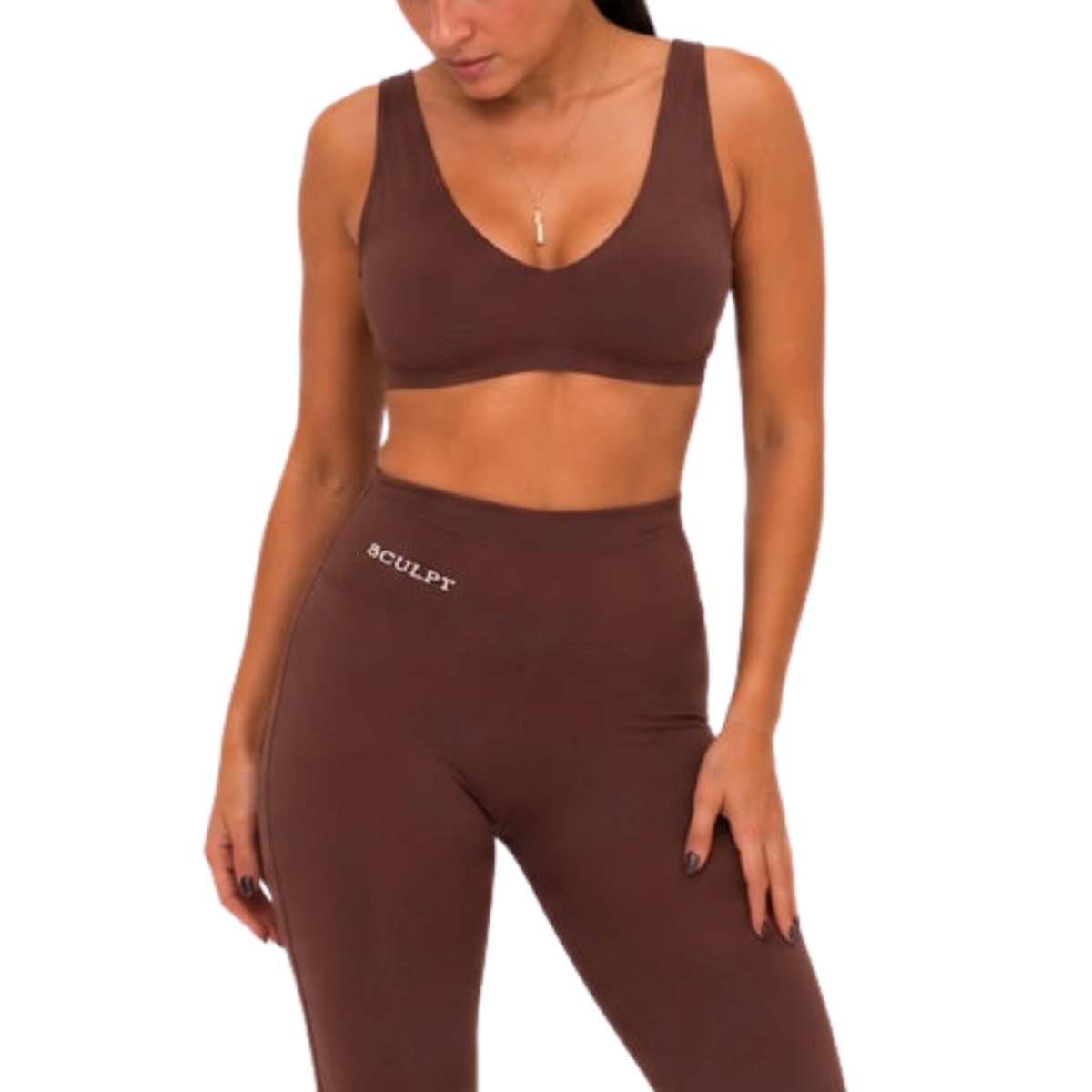 Halter bra -chocolate