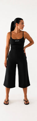 SCULPT 3/4 Wide Leg Pants – Black (PRE-SALE)