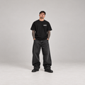 Marshall Premium Oversized Embroidered Tee — Black