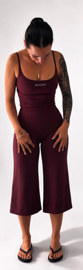 SCULPT Wide Leg 3/4 Pants – (Plum PRE-SALE)