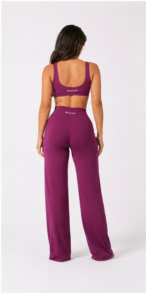 Wide leg PLUM