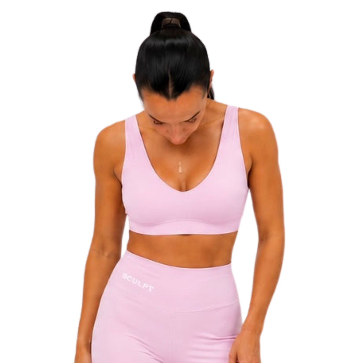 Halter bra - strawberry milkshake