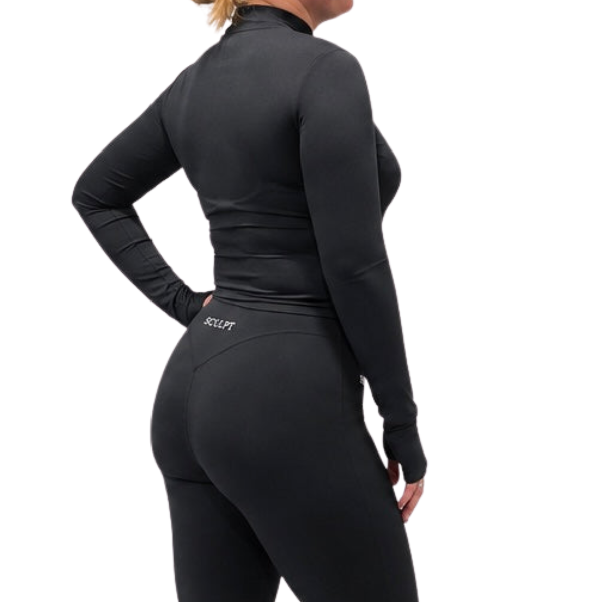 SCULPT Contour Zip Jacket – Black