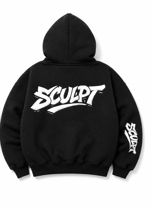 Limited Edition SCULPT Hoodie unisex -Black&White