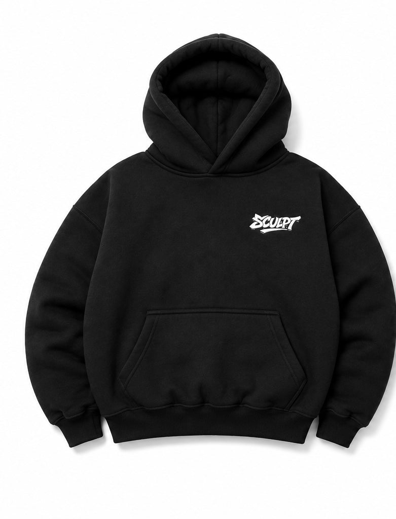 Limited Edition SCULPT Hoodie unisex -Black&White
