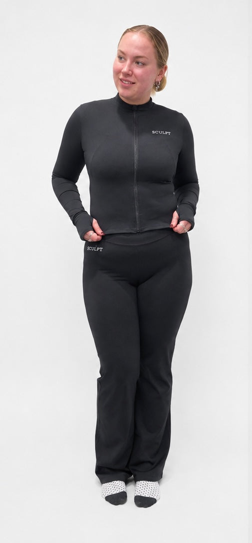 SCULPT Contour Zip Jacket – Black