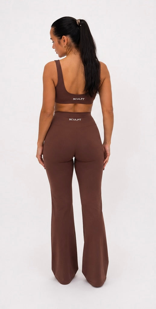Wide leg -Chocolate