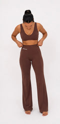 Wide leg -Chocolate