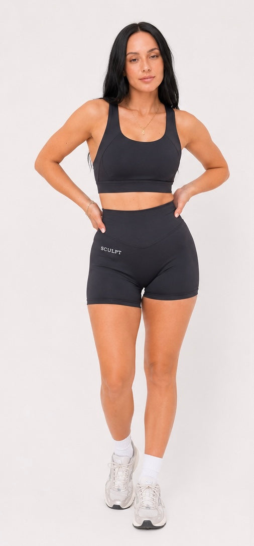 SCULPT Contour Shorts – Black