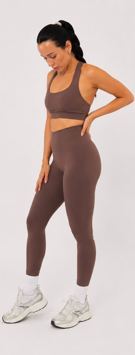 SCULPT Contour Halter Bra – Espresso